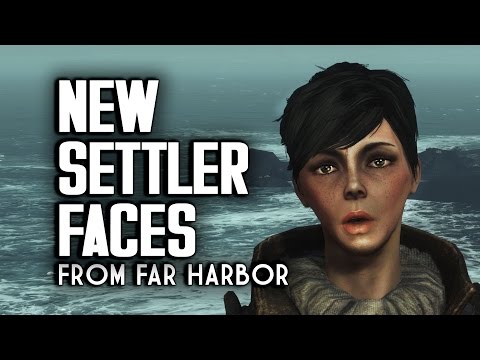 All the New Settler Faces from Far Harbor - Fallout 4