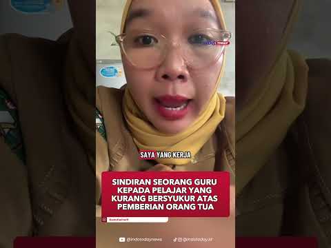 SINDIRAN SEORANG GURU KEPADA PELAJAR YANG KURANG BERSYUKUR ATAS PEMBERIAN ORANG TUA #dosen #wisuda