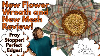 Easy Wreath Tutorial | New Mesh Review | How to Make a Flower Wreath | Fall Wreath Tutorial