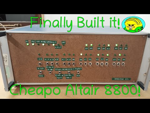 A cheapo Altair 8800 style computer using a Z80 - (part 7) - A Budguter prototype!