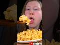 ASMR MAC CHEESE RACE MUKBANG Shorts