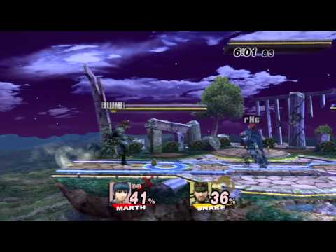 roNic (Marth) vs TOBi (Snake) BO5 [1/5]