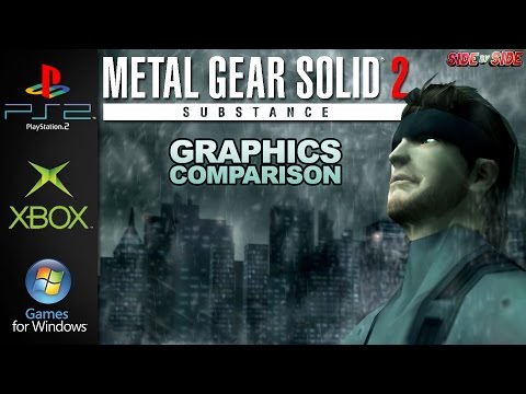 Metal Gear Solid 2 Substance | Graphics Comparison | ( PS2 , Xbox, PC )