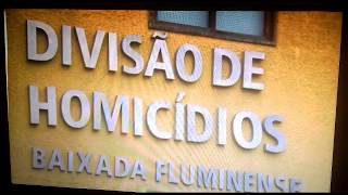 Depoimento sobre matéria da violência na Baixada