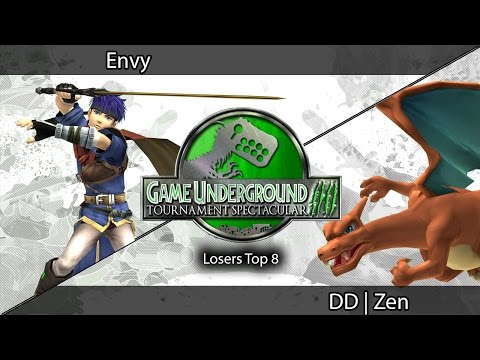 Envy (Ike/Diddy Kong) VS DD | Zen (Charizard) | GUTS 4 Project M Singles | Losers Top 8