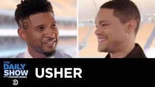 Usher - Being a Global Citizen &amp; Shaping Lives with Usher’s New Look Organization | The Daily Show