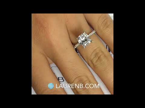 2.52 ct Cushion Cut Diamond Engagement Ring