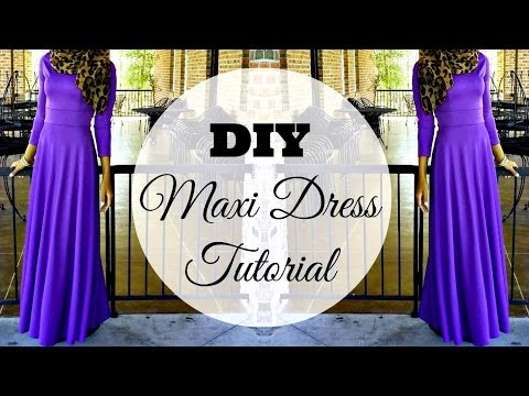 Nadira037 | DIY | How to Make a Maxi Dress | Circle...