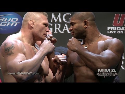 UFC 141: Brock Lesnar vs Alistair Overeem + Nate Diaz vs Donald "Cowboy" Cerrone Weigh-in + Face-Off