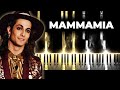 Maneskin - Mamma mia piano karaoke cover - Måneskin MAMMAMIA