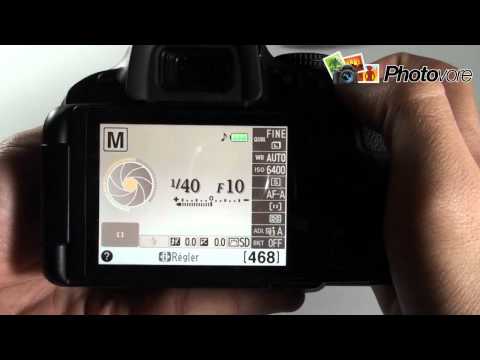 comment regler l'ouverture nikon