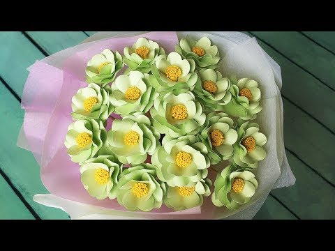 ABC TV | How To Make Paper Flower Bouquet With Shape Punch #1- Craft Tutorial