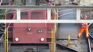preview picture of video 'fantastic hump yard - Zug, Züge, trains'