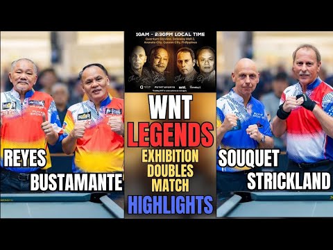 DOUBLES MATCH | EFREN REYES & BUSTAMANTE - RALF SOUQUET & STRICKLAND | WNT LEGENDS 2026 | HIGHLIGHTS
