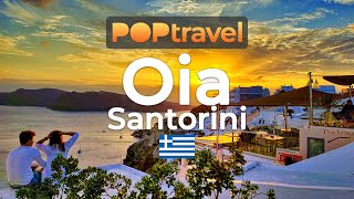 OIA, Santorini (Greece)🇬🇷 - Sunset - 4K with captions