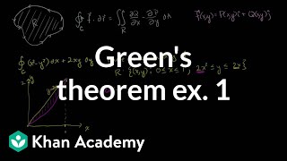 Green's Theorem Example 1
