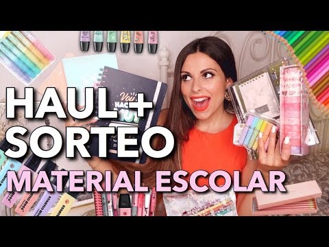 ¡HAUL & SORTEO MATERIAL ESCOLAR! 2019-2020 (3 Ganadores) | Bstyle