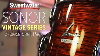 Video thumbnail for Sonor Vintage Series 3-piece Shell Pack Review by Sweetwater