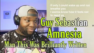 Guy Sebastian - Amnesia (Lyrics) | Reaction