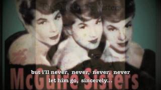 [the mcguire sisters] Sincerely (lyrics)