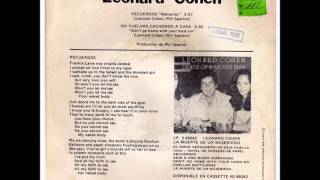 Leonard Cohen &quot;Memories&quot;
