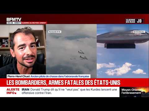 BOMBARDIERS B1- B-2 B-52 CONTRE L'IRAN ? BFMTV 08-03-26
