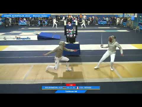Coupe Acropolis 2023 SWS - L64 - Margaux Rifkiss FRA v Valeriya Bolshakova AZE