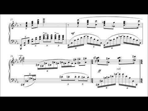S. Rachmaninoff  - Spring Waters for Piano  , Op 14  No11 (audio + sheet music)