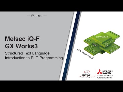 Basic ST Structured Text Programming  - Using GX Works 3 for iQFX5U PLC