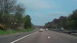 April Drive M90 Road Edinburgh To Perth Perthshire Scotland