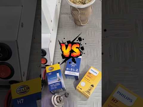 Philips vs. Kobo vs. Hella. Which is the best H7 bulb for your car? #cars #motorcycles #trucks #l...