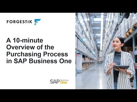 The Purchasing Process in SAP Business One
