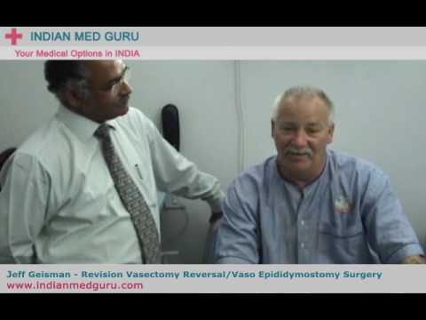 Australian patient who came to India for his vasectomy reversal surgery