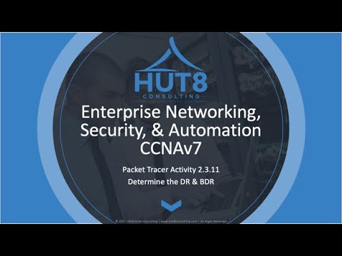 CCNAv7 - Enterprise Networking, Security, & Automation (ESNA) - Packet Tracer 2.3.11 (OSPF DR & BDR)