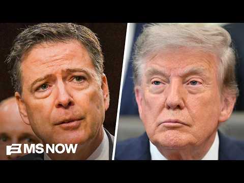 'They're back... again': Comey BLASTS 'appalling abuse of the DOJ' after being charged for 3rd time