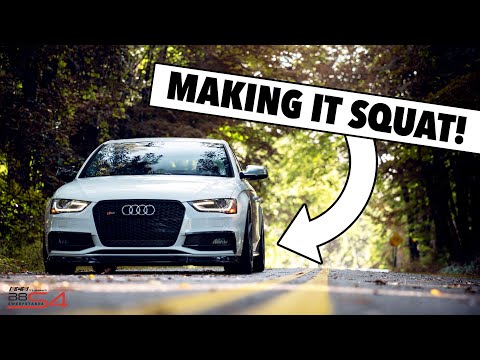 Building an Audi S4 | Pt. 3 BIG BRAKE KIT, COILOVERS & DRIVETRAIN | ECS Tuning