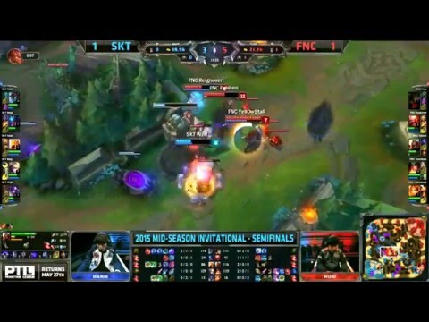 SKT Bang Ezreal VS Fnatic Febiven Zed Game 3 Highlights   2015 MSI Semifinals   www getlinkyoutube c