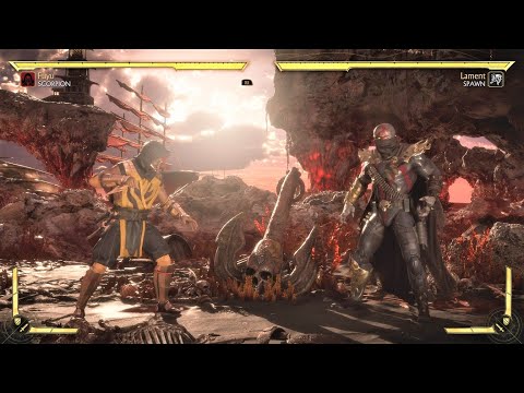 Scorpion vs Spawn (Hardest AI) - Mortal Kombat 11