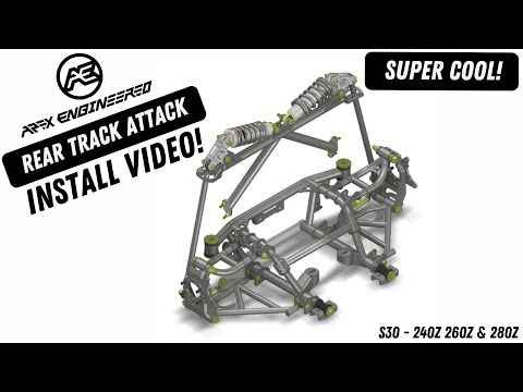 Apex Engineered - S30 240Z 260Z 280Z Rear Track Attack Kit - INSTALL