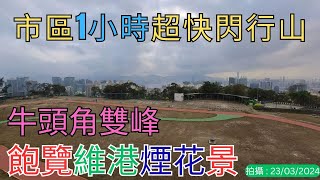 【1小時路線】牛頭角雙峰｜九龍市區超短路線｜維港景路線｜平山沈雲山｜詳細路況