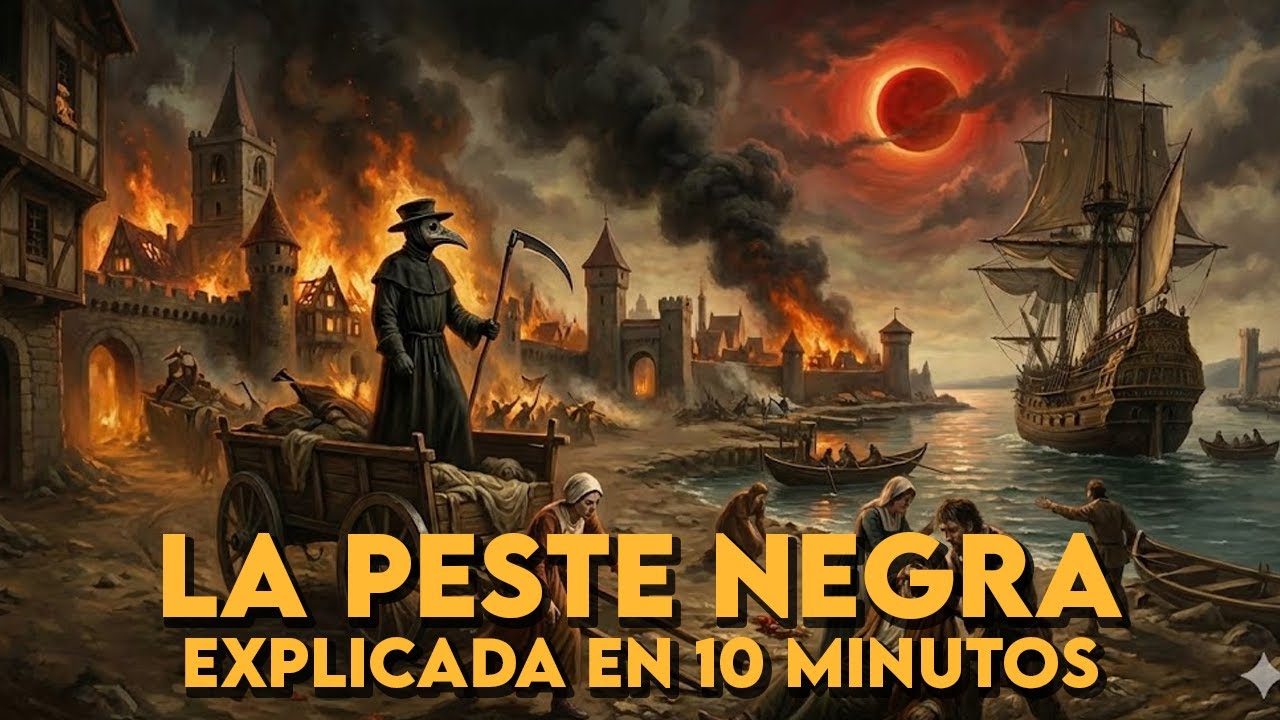 ✅ La PESTE NEGRA en 10 minutos: la MAYOR PANDEMIA de la historia