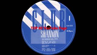 Shannon - Let The Music Play (Remix)