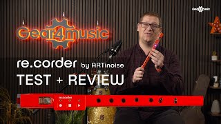 Video thumbnail for ARTINOISE Re.corder: hybrid acoustic/digital recorder. Affordable & capable EWI. Demo by Gear4Music by ARTinoise