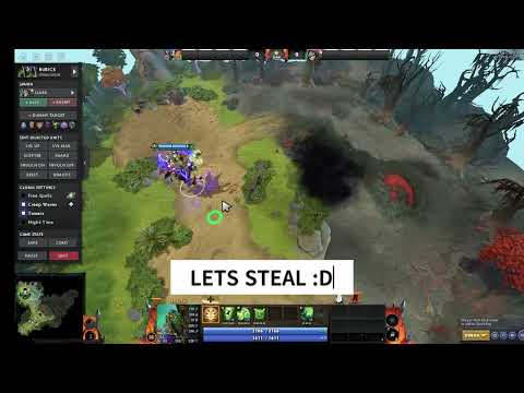 DOTA2 Rubick weird Spell Steal to Slark Shadow Dance