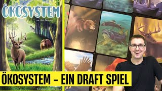 Ökosystem - kurz vorgestellt: Ein Draftspiel mit Naturthema für 2-6 Personen (Leichtkraft 2021)