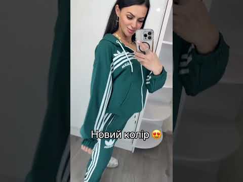 Спортивний жіночий оверсайз костюм Adidas з лампасами три смужки зелений (Адідас трикотаж двонитка Туреччина) - фото 1 - id-p2977766478