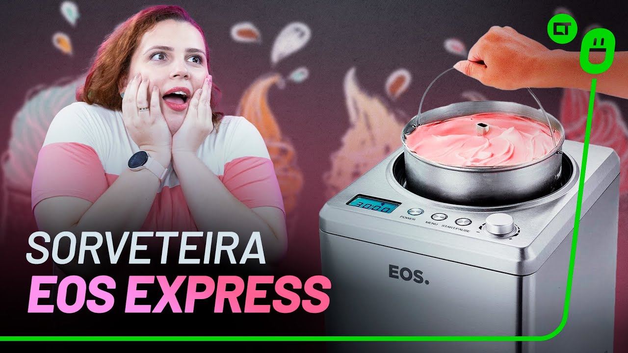 Sorveteira EOS: Sorvete feito na hora, sem esforço