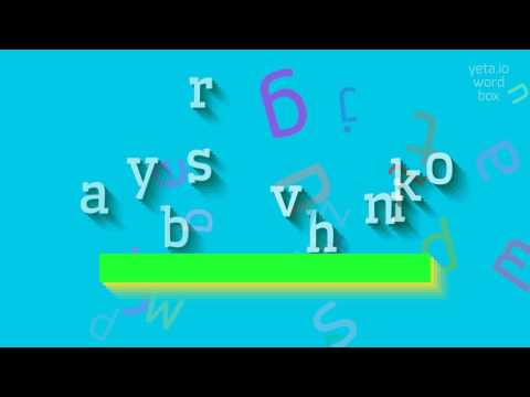 How to say "baryshnikov"! (High Quality Voices)