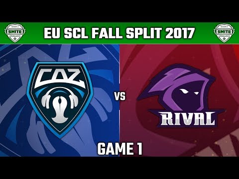 SMITE Console League Fall Split Week 5 EU 2017 - CAZ eSports vs. Team RivaL (Game 1)