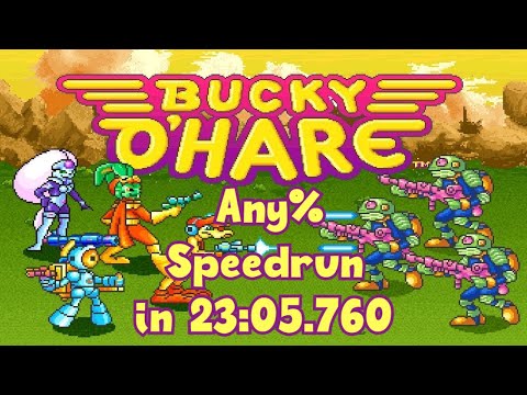 Bucky O'Hare - Arcade: Any% in 23m05s760ms